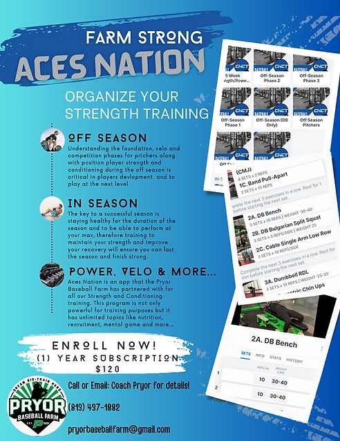 PBF Farm Strong - ACES NATION Training Program