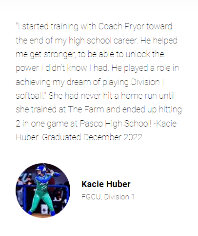 Kacie Huber - FGCU Softball Player