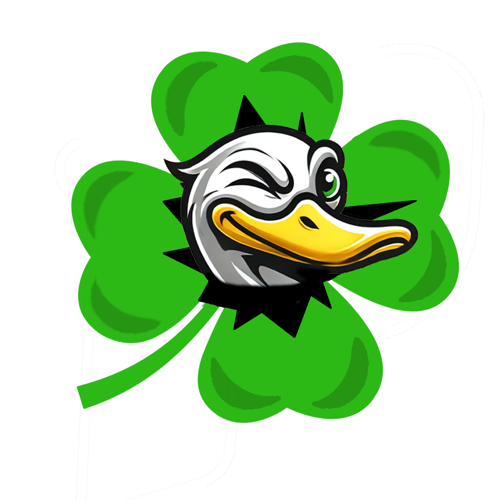 Lucky Ducks youth baseball team logo – Pryor Baseball Farm travel program